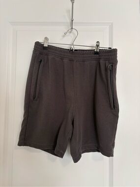 H&M Men's Athletic Zip-Pocket Shorts - Charcoal